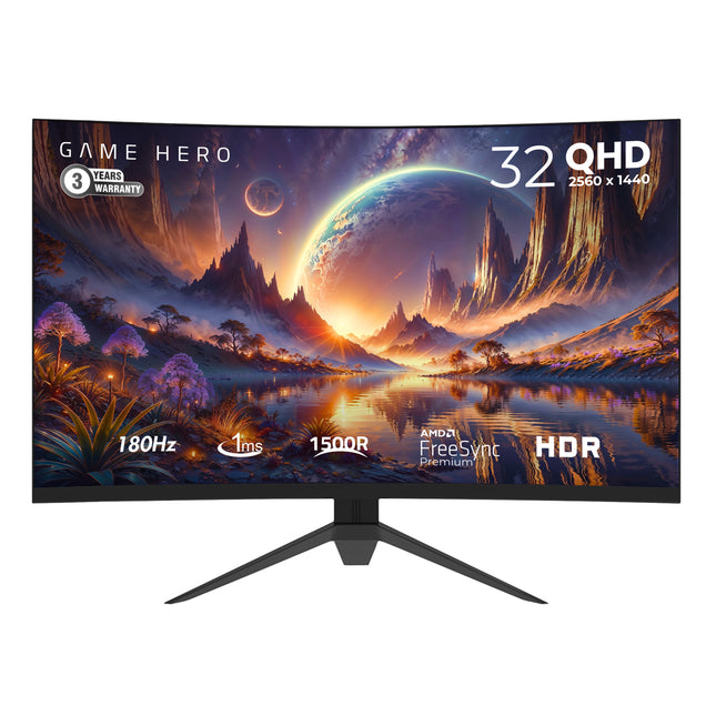 Game Hero 32 inches - Curved Monitor 180Hz