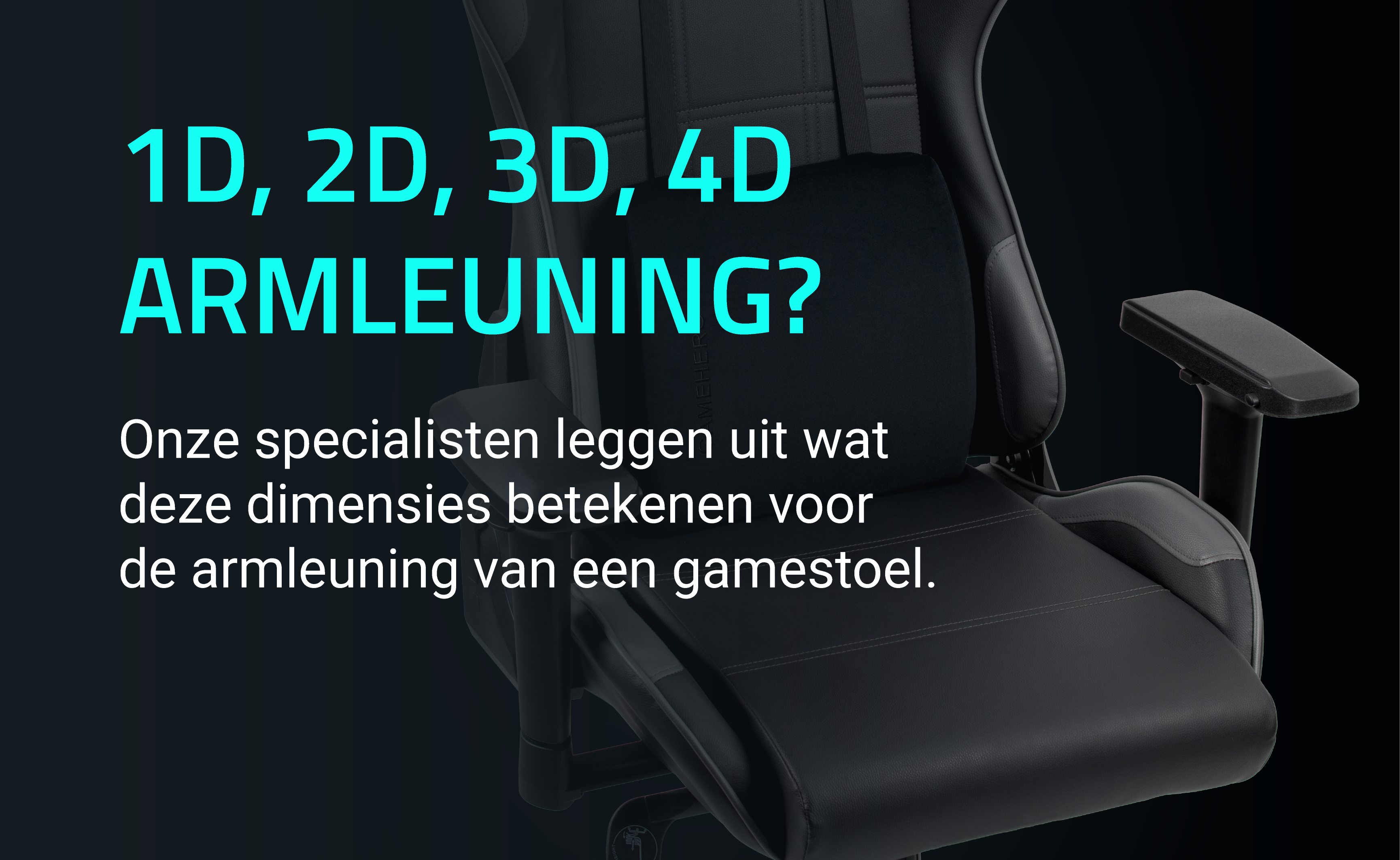 Wat is een 1D, 2D, 3D en 4D armleuning?