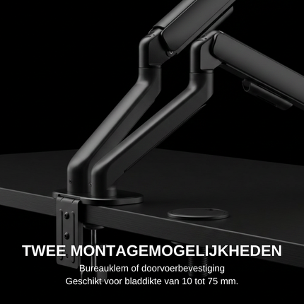 Game Hero® Dubbele Monitorarm