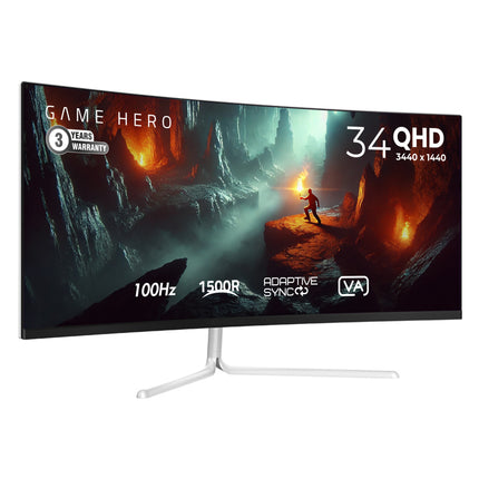 Game Hero 34 inches - Curved Monitor 100 Hz