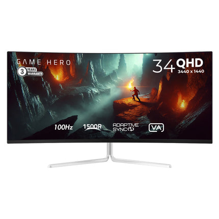 Game Hero 34 inches - Curved Monitor 100 Hz