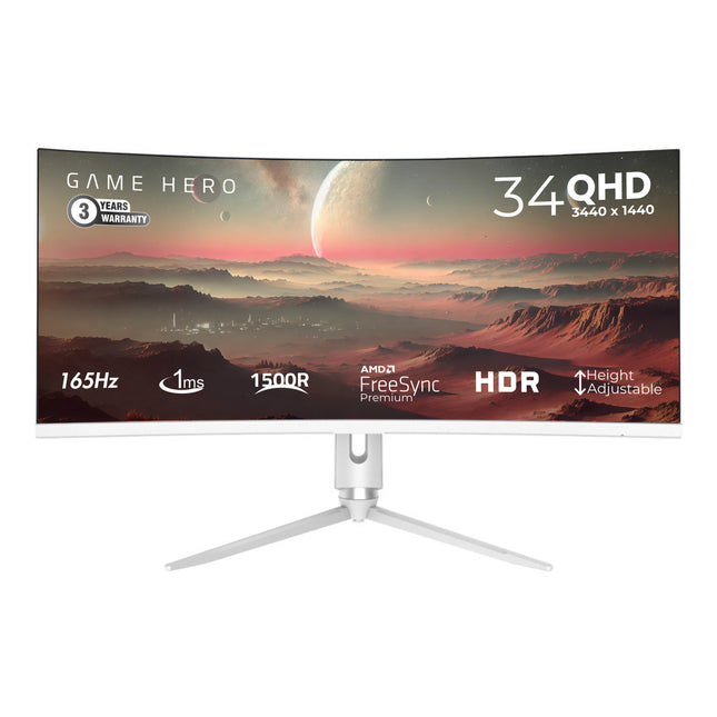 Game Hero 34 inch - Curved Monitor 165 Hz