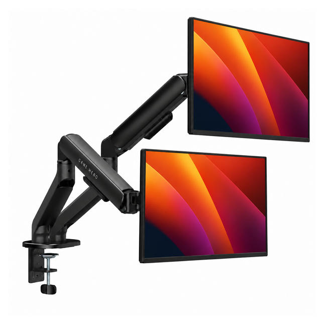 Game Hero® Dubbele Monitorarm