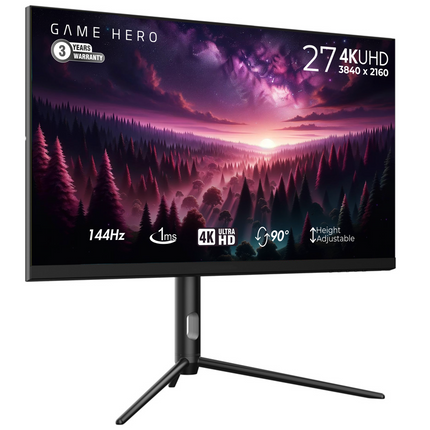 Game Hero 27 inch - 4K Flat Monitor 144 Hz