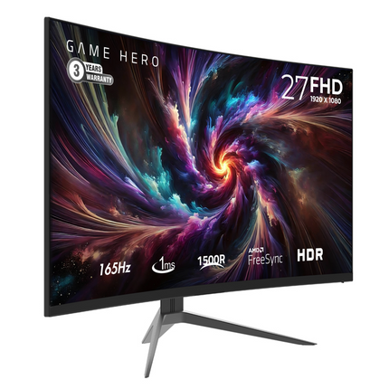 Game Hero 27 inch - Curved Monitor 165 Hz