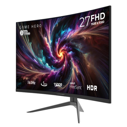 Game Hero 27 inch - Curved Monitor 165 Hz