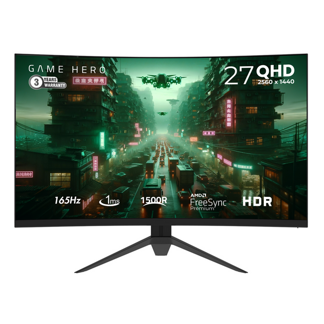 Game Hero 27 inches - Curved Monitor 165Hz