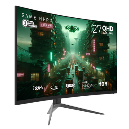 Game Hero 27 inch - Curved Monitor 165Hz