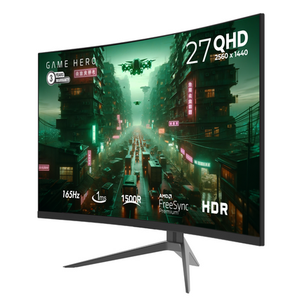 Game Hero 27 inch - Curved Monitor 165Hz