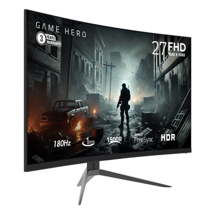 Game Hero 27 inch - Curved Monitor 180 Hz