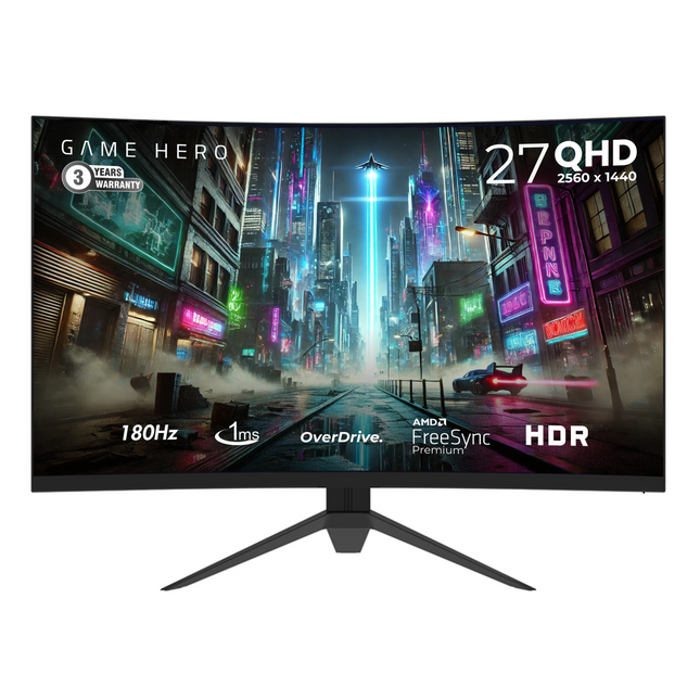 Game Hero 27 inch - Curved Monitor 180Hz