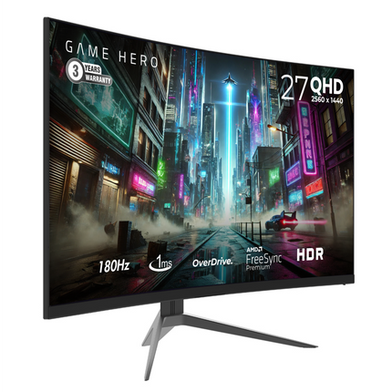 Game Hero 27 inch - Curved Monitor 180Hz