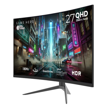 Game Hero 27 inch - Curved Monitor 180Hz