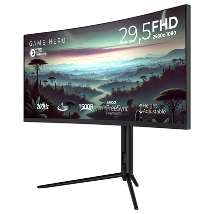 Game Hero 29 inch - Curved Monitor 200 Hz