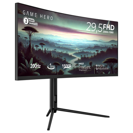 Game Hero 29 inch - Curved Monitor 200 Hz