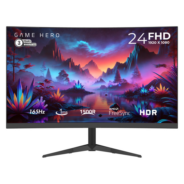 Game Hero 24 inches - Curved Monitor 165 Hz