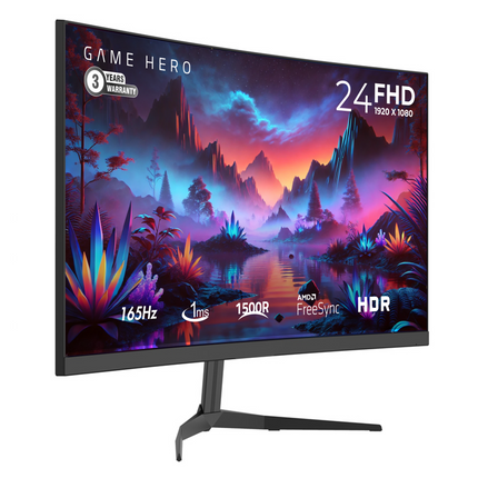 Game Hero 24 inch - Curved Monitor 165 Hz