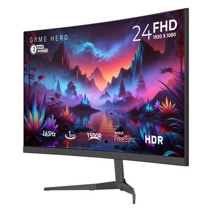 Game Hero 24 inch - Curved Monitor 165 Hz