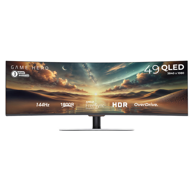 Game Hero 49  inch - Curved Monitor 144 Hz